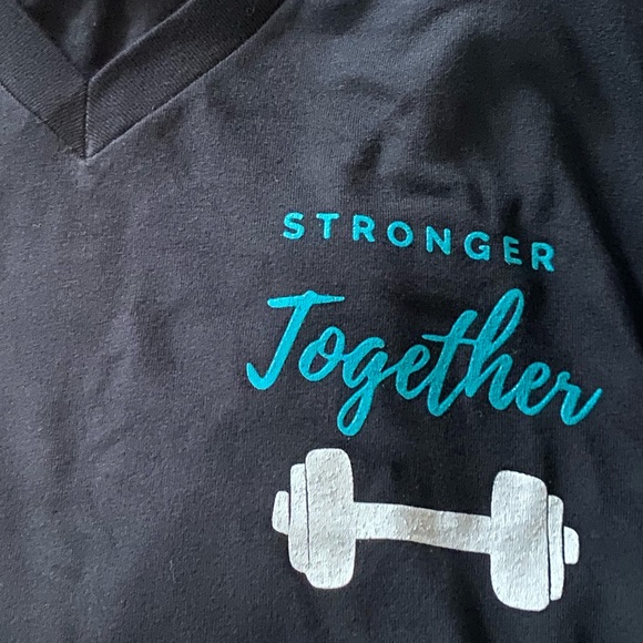 Brand New Homemade Fitness Shirt Stronger Together - Picture 3 of 6